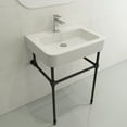 thumbnail image 4 of BOCCHI 1123-001-0126 Parma Wall-Mounted Sink Fireclay 25.5 in. 1-Hole Overflow, 4 of 7