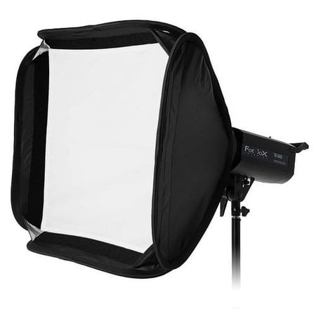 Fotodiox Pro 20x20in (50x50cm) Foldable Softbox for Studio Strobe/Flash with Soft Diffuser and Dedicated Speedring insert for Bowens Gemini Standard