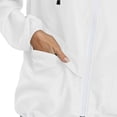 thumbnail image 5 of Baywell Spring Thin Jacket for Women, Fashion Waterproof Jacket, Insulated Coat Windbreaker Outdoor, White, L, 5 of 9