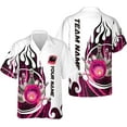 thumbnail image 6 of Personalized Name Bowling Hawaii Shirts for Men and Women 3D, Bowling Shirts for Team Bowling, Bowling Shirts Gift (Orange, S), 6 of 9