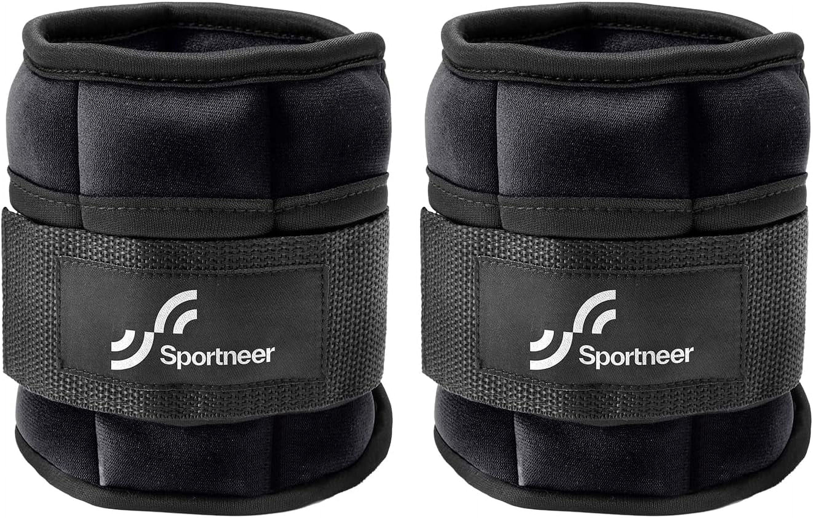 Adjustable Ankle Weights 1 Pair 2 4 6 8 10 Lbs Leg Weight Straps for Women Men, Weighted Ankle Weights Set for Gym,Fitness, Workout,Walking, Jogging,1-5 lbs Each Ankle, 1 Pair 2-10 lbs