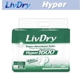 thumbnail image 2 of Inserto de almohadilla LivDry para incontinencia de alta absorción Hyper 1600, 2 of 8