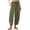 AD Apricot, variant on Eytino Women's Summer High Waisted Baggy Pants Casual Ankle Length Trouser Slacks with Pockets Black L