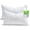 White(pack of 2)-14X22 Inch (Pack of 2), variant on Feathers Down Throw Pillow Inserts 28x28 Set Of 2 Cotton Shell Soft Decorative Euro Insert For Living Room Sofa Couch Or Bed (white)