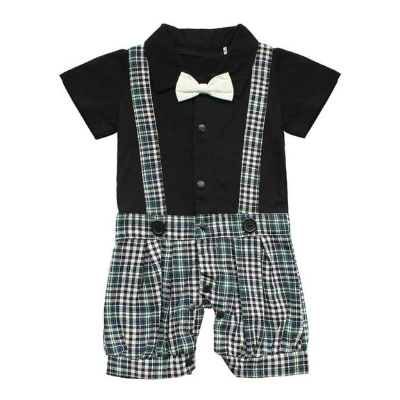 Baby Boys Little Gentleman Romper Wedding/Picture Formal Wear