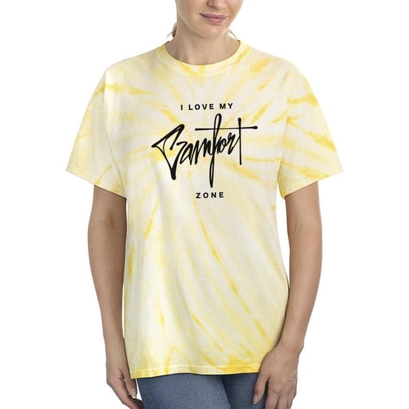 Love My Comfort Zone Tie Dye Cyclone Women -Image by Shutterstock, Female Medium