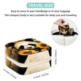 thumbnail image 5 of Panda Sunflower Travel Portable Square Display Case Decorative Box Jewelry Stand Earring Holder for Girls and Women: Stores Rings, Earrings, Necklaces, Bracelets, and More, 5 of 6