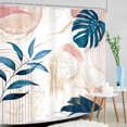 thumbnail image 3 of Cortina de ducha Mitpok rosa azul boho abstracta 180 x 180 cm, 3 of 7