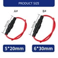 10pcs Fuses Holders Adapters Glass Tube Quick Installation Tool Without ...
