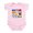 Petal Pink, variant on CafePress - Canadian Provinces Body Suit - Baby Light Bodysuit, Size Newborn - 24 Months