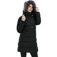 thumbnail image 4 of Wantdo Women's Recycled Coat Warm Winter Coat Waterproof Jacket Long Puffer Jacket Black L, 4 of 13