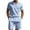 Light Blue, variant on GERsome Men's Short Sleeve Tracksuits Summer Button Down Plain T Shirts and Shorts Sets 2 Piece Casual Workout Outfits S-3XL