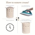 thumbnail image 7 of 1pc Cotton Rope Storage Basket, Laundry Basket Collapsible With Handles, Boho Woven Laundry Hamper For Cushions, Pillows, Clothes Organizer For Living Room, Home Decor, 7 of 7