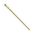 thumbnail image 1 of Leslie's Real 14kt Yellow Gold 2.5mm Diamond-Cut Rope Chain; 18 inch; Lobster Clasp; for Adults and Teens; for Women and Men, 1 of 5