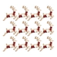 thumbnail image 6 of Lighted Wooden Christmas Reindeer Wall Decor Sign With LED Lights Hanging Ornament Fireplace Mantel Holiday Decoration, 6 of 7