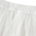 thumbnail image 5 of Riforla Skirts for Women Dance Party A-Line High Waisted Lace Polka Dot Mesh Skirt for Holiday Carnival Performance Skirts for Women Knee Length White_004 One Size, 5 of 7