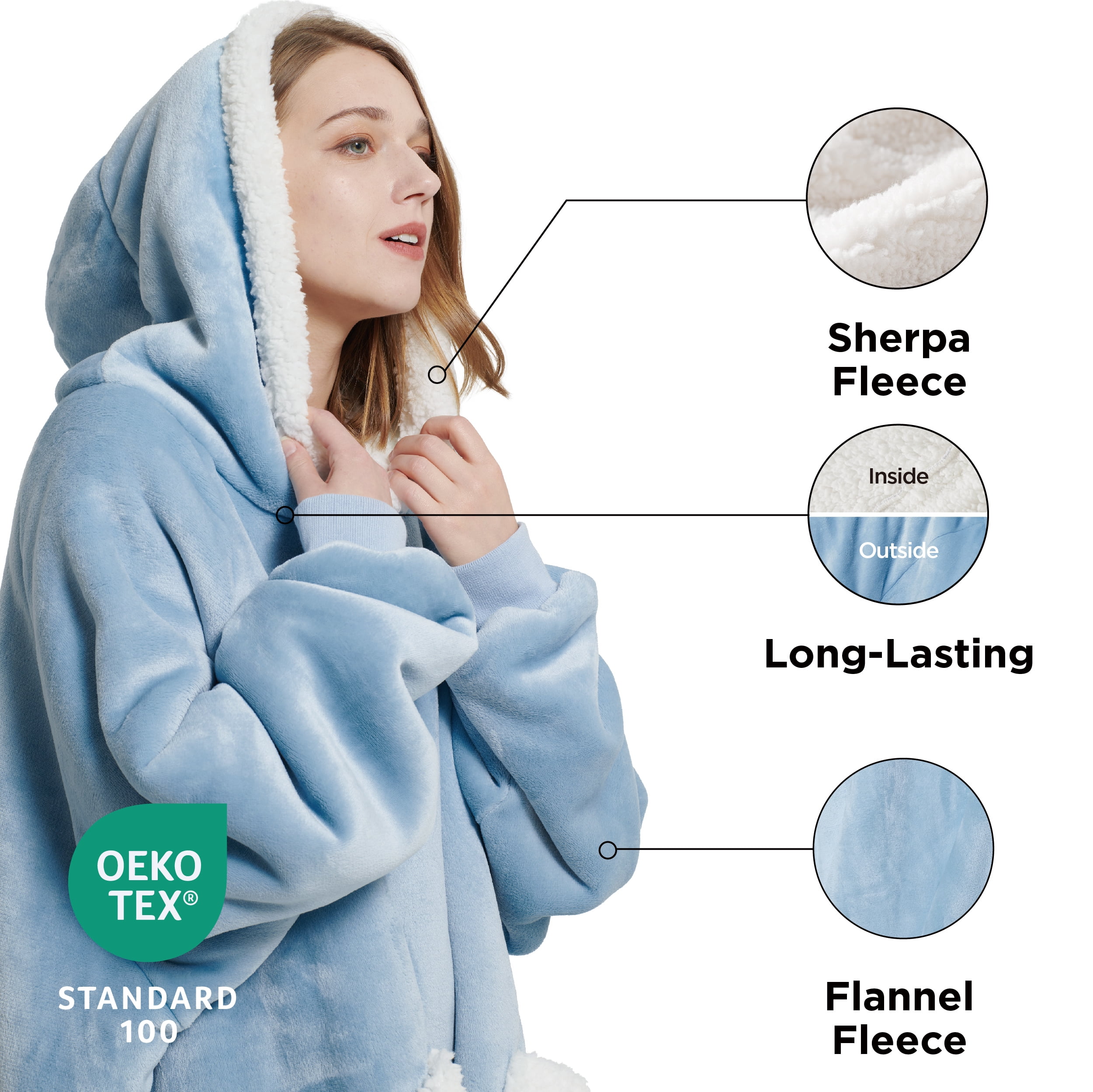 Sherpa inside online hoodie