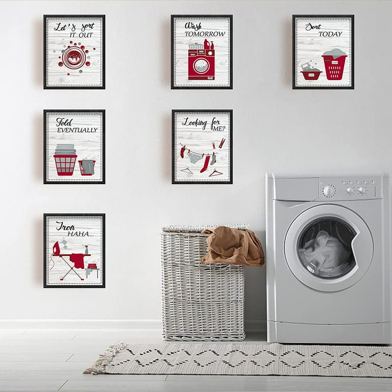 Laundry room 2024 wall art