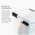 thumbnail image 3 of HXYHJ 63 Qt Storage Bins with Lids - 2 Pack BPA-Free Plastic Totes with Tight Seal & Latches, Stackable & Nestable-103 Qt. - 2 Pack, 3 of 13