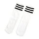 thumbnail image 5 of Calcetines deportivos clásicos, suaves y elásticos para niños, hasta la rodilla, compactos y a media pantorrilla. Blanco, 5 of 9