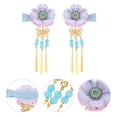 thumbnail image 1 of WEUVEB 1Par Clip De Japonés Con Flor Y Detalles Exquisitos Para Peinar, 1 of 6