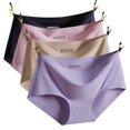 thumbnail image 2 of [en stock] m-xxl ropa interior sin costuras de seda de hielo para mujerpangjing, 2 of 4