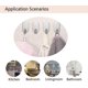 thumbnail image 5 of Small Sticky Hooks For Hanging Extra Strong Self Adhesive Hooks Heavy Duty Stick On Hooks For Walls,wall Hangers Without Nails,pack Of 10, 5 of 5