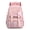 Pink, variant on LONGshukeji Womens Plaid Backpack with Check Flap Pocket Buckle Strap Pom Pom Charm Zip Front Daypack