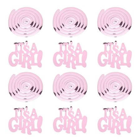 

Whirls Party Decoration Decorative service life Baby Shower Ceiling Decoration Hook Design For Home For Doorway For Window Blue Pink