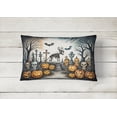 thumbnail image 2 of Carolines Treasures DAC2269PW1216 16 x 12 in. Unisex Pet Cemetery Spooky Halloween Fabric Decorative Pillow, 2 of 4