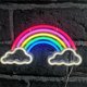 thumbnail image 2 of Luz de neón del arco iris Festival Arte Letrero de neón Luz de noche de pared LED D, 2 of 4