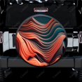 thumbnail image 1 of Dazzling Abstract Design Polyester Universal Spare Wheel Tire Cover Wheel Covers for Trailer RV SUV Truck Camper, 1 of 5