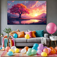 thumbnail image 4 of LUUFILx Sunset Tree Scenic Backdrop Nature Landscape Background for Photography Home Decor Wall Art Wedding Banner Party Decoration Event Backdrop, 4 of 7