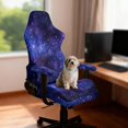 thumbnail image 3 of KUIFORTI Purple Galaxy Gaming Chair Covers Slipcovers with Armrest Covers Easy Installation Dust Protection Computer Chair Slipcover Set for Home, Shop, Living Room, Office, 3 of 7
