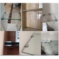 thumbnail image 2 of Aluminum Alloy Glass Shelf Clips 8-Pack Square Support Brackets for 5-8mm Thick Glass, 2 of 4