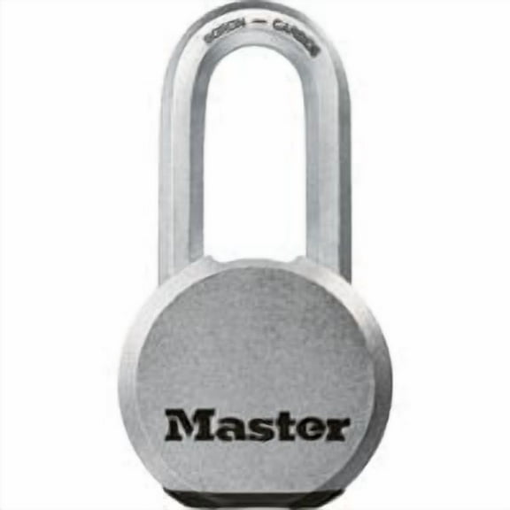 Master Lock Magnum Solid Steel 2-1/2in Outdoor Padlock, Keyed, Reliable