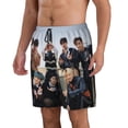 thumbnail image 2 of Stray Kids Men's Swim Trunks Quick Dry Beach Board Shorts with Pockets Mesh Lining Bathing Suits, 2 of 7