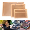 thumbnail image 6 of 3Pcs Durable BBQ Grilling Bags Mesh Pouch Grill to Clean Organizer for Backpacking Outdoor Electric Grills Gas , Copper, 6 of 9