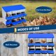 thumbnail image 2 of 8-hole metal chicken nesting boxes con legs - two mounting options para egg laying, roll-away egg design, grande ventilation holes, y easy to clean, 2 of 5