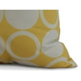 thumbnail image 2 of Simply Daisy, 18" x 18" Small Modcircles, Geometric Print Outdoor Pillow, Yellow, 2 of 2