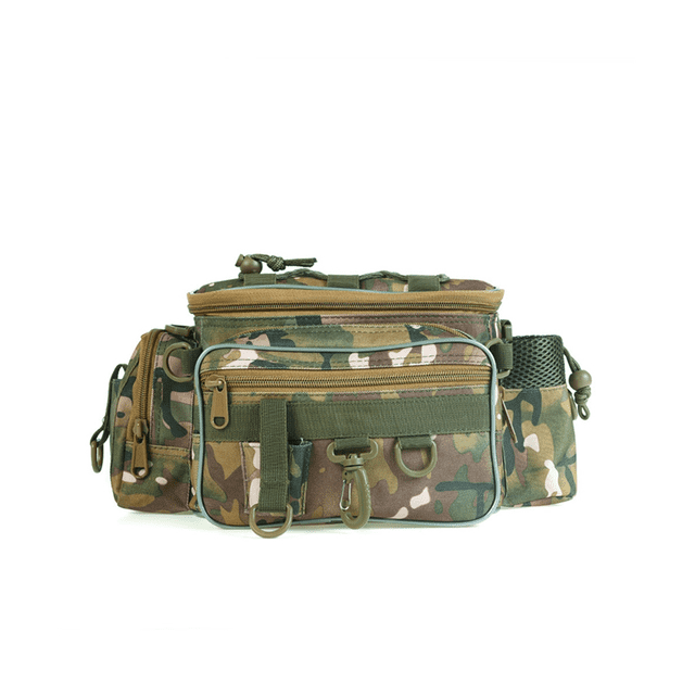Sac Bandoulière Camouflage Sac de Pêche Photo Extérieur Accessoire de Moulinet