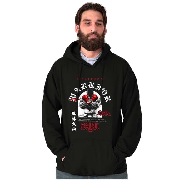 Street Fighter Urban Ryu Warrior Graphic Pullover Hoodie Brisco Brands S