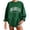Green, variant on Oversized Graphic Sweatshirt for Women Los Angeles California Long Sleeve Crewneck Pullover Casual Fall Long Tops Grey S-2XL