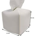 thumbnail image 3 of 1Pc/2Pcs Refined Modern Kleenex Box Covers Square,Tissue Box Cover,(5X5X5'') Tissue Cover Holder Square,Faux Leather Kleenex Box Cover for Car, House, Office, 3 of 3