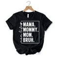 thumbnail image 6 of Funny Mom's Life T-Shirt, Black Minimalist Mama Tee for Stylish Mothers, 6 of 6