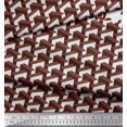 thumbnail image 3 of Soimoi polyester Crepe Fabric Geometric Cube,Leaves & Floral Artistic Print Sewing Fabric Yard 52 Inch Wide, 3 of 3