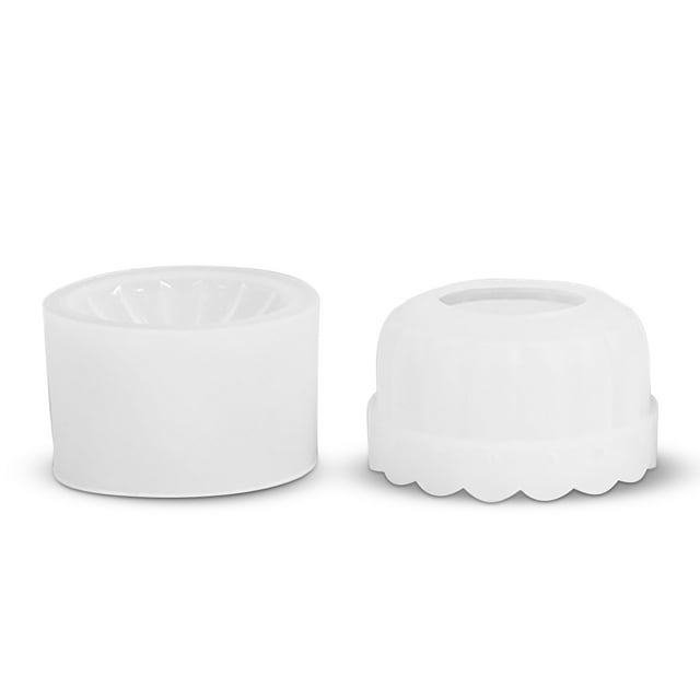 Advancent Caja de almacenamiento DIY, juego de moldes de silicona, organizador de joyas antiadherente, fabricación de moldes, decoración de Artesanía