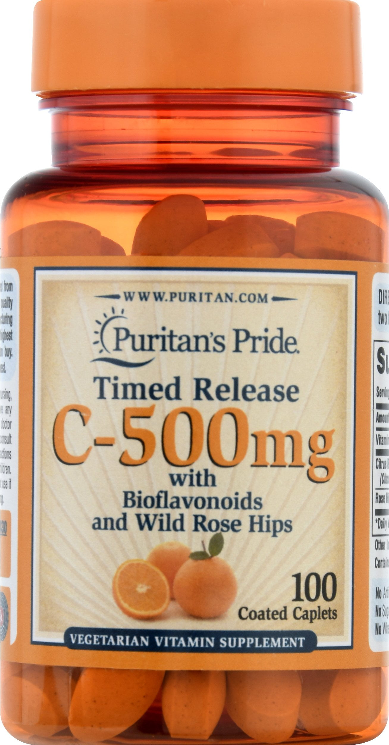 Puritan S Pride Vitamin C 500 Mg With Rose Hips Time Release 100 Caplets Walmart Com Walmart Com Puritan S Pride Vitamin C 500 Mg With Rose Hips Time Release 100 Caplets Walmart Com Walmart Com