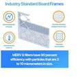 thumbnail image 3 of Filter King 17x19x1 Air Filter | 12-PACK | MERV 8 HVAC Pleated A/C Furnace Filters | MADE IN USA | Actual Size: 17 x 19 x .75", 3 of 6