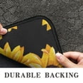 thumbnail image 6 of Black Yellow Sunflower Pattern Door Rugs,Washable Non Slip Door Mats Indoor,Decorative Door Mats,Entry Mat Indoor for Entrance,Bedroom,Kitchen,Bathroom,30"x17", 6 of 6